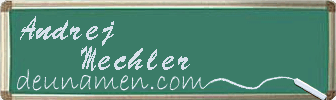 Andrej Mechler Visitenkarte